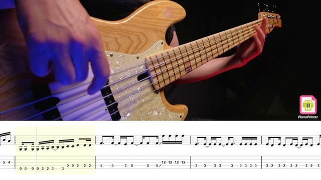 Слот - Круги на воде Bass Cover | Табы & Ноты смотреть онлайн