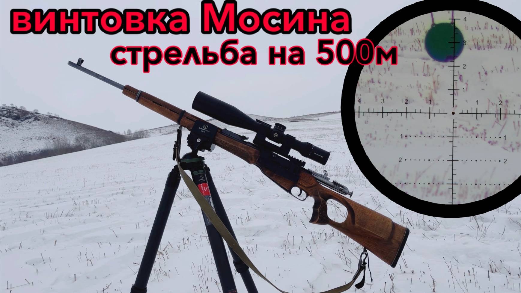 стрельба на 500м с винтовки Мосина