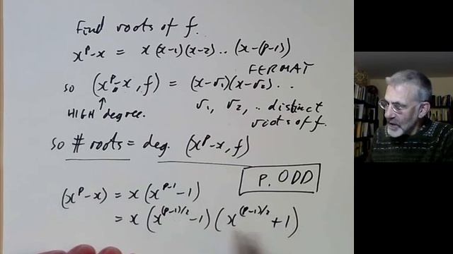 Introduction to number theory lecture 26. Roots of polynomials modulo a prime.