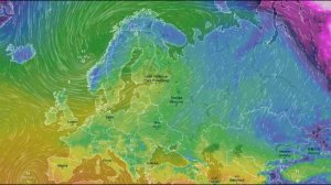 Движение воздушных масс воздуха над Европой и ЕТР за ноябрь 2024 года