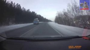 2020-01-25 - Фура в кювете, подъем на Мандрик