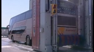 Мойка автобусов с помощью автоматической портальной мойки ISTOBAL PROGRESS www.istobalrus.ru