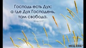 "Условия свободы". Н. П. Дуденков. Проповедь. МСЦ ЕХБ.