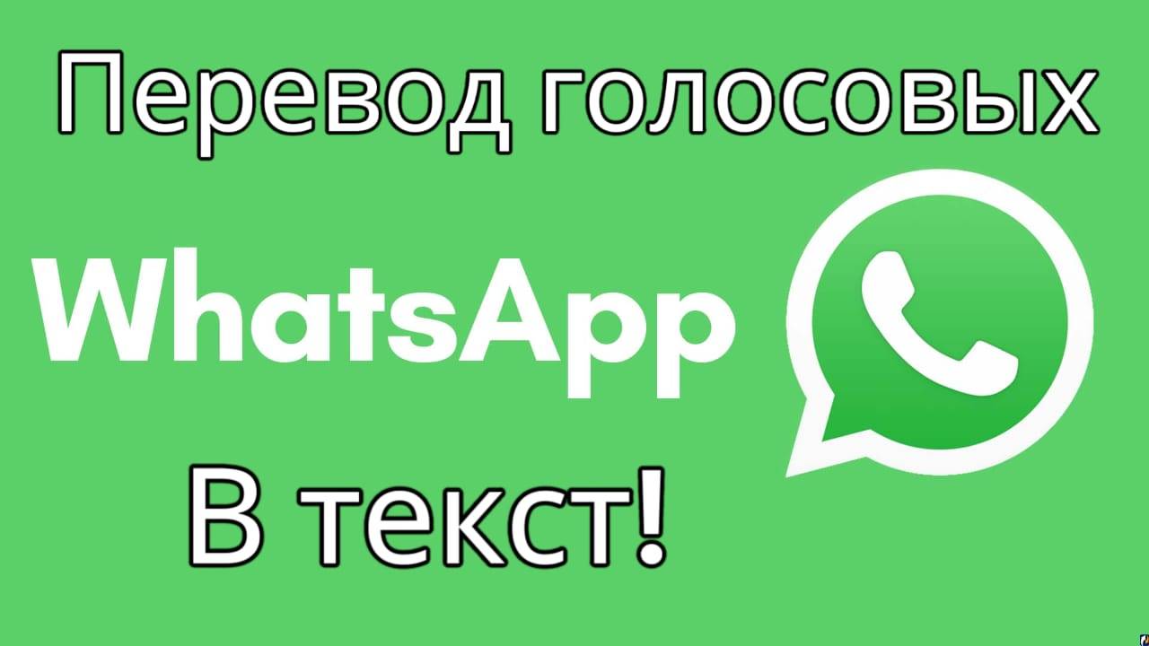 Как транскрибировать аудио сообщения в WhatsApp