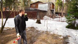 Строим ДОМ НА ПРОДАЖУ. Обзор участка. Разметка дома на участке (часть 1)