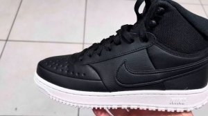 Nike Court Vision Mid Winter Black Shoes