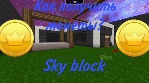 КАК ПОЛУЧИТЬ МОНЕТЫ В СКАЙ БЛОКЕ?