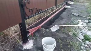 Фундамент для ворот С КАЛИТКОЙ. ВОРОТА С КАЛИТКОЙ. КОВАННЫЕ ЭЛЕМЕНТЫ КАЛИТКИ. ВОРОТА СВОИМИ РУКАМИ.