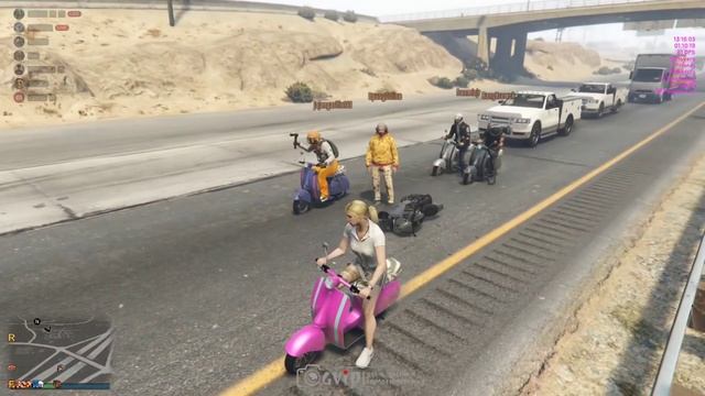 VESPA SUPER BOR-UP - GTA 5 ONLINE смотреть онлайн