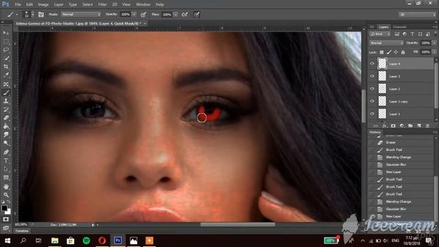 Watch Me Edit + (Selena Gomez makeup tutorial) - Photoshop