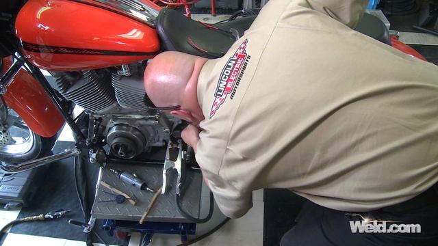 Cast Aluminum Harley Davidson Weld Repair смотреть онлайн