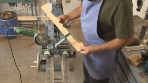 Обзор самодельного токарного станка по дереву с копиром. Cam of lathe for wood.