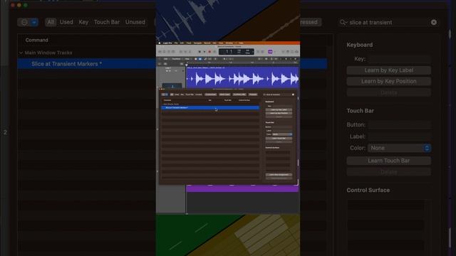 Logic_Pro_Slice_at_Transients_The_Quickest_Way!_#shorts