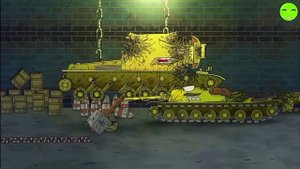 реакция на мультики про танки Вафля электро монстр
