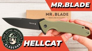 Нож Mr.Blade Hellcat, VG-10, G10 Olive, MB900-V10BSW/G10OD