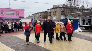 В Красном Луче состоялось торжественное открытие сквера по улице Ленина