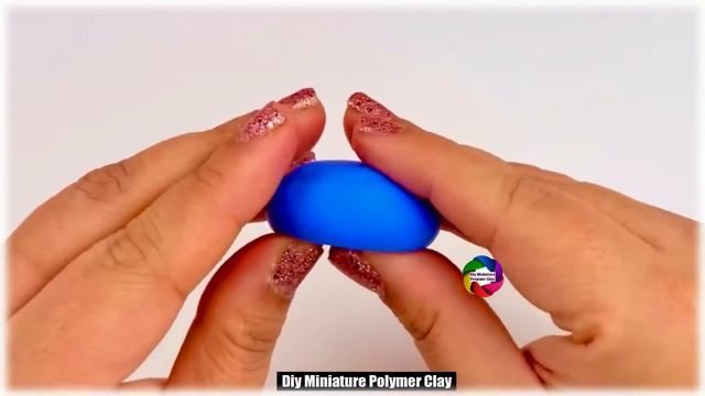 Diy Miniature Polymer Clay Make kitchen items - kitchen set with polymer clay Miniature clay #04