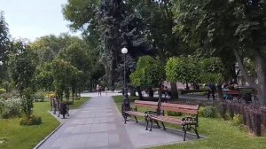 Прогулка Сквером Бабаева! Кременчуг красивый! Цветы и фонтаны!💚 Kremenchug! Babaev Square!