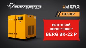 Винтовой компрессор Berg (Берг): устройство и принцип работы