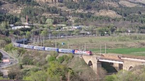 Электровоз ЭП1П-053 с поездом №426С "Таврия" СимферопольーКисловодск