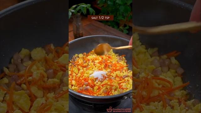 EASY MEAT FRIED RICE RECIPE #recipe #cooking #chinesefood #friedrice #msg #uncleroger