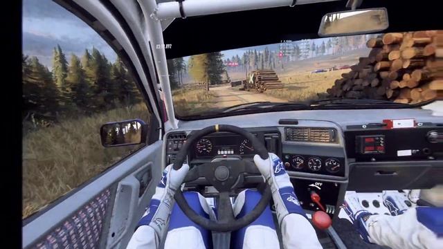 Dirt Rally 2.0 Gameplay on Logitech G923 Steering wheel with VR PICO 4!