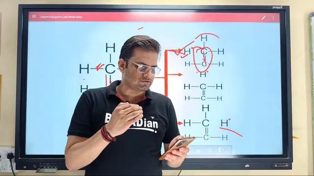 Hyperconjugation! #bedkdian #bsc1stsemester #freeonlineclasses
