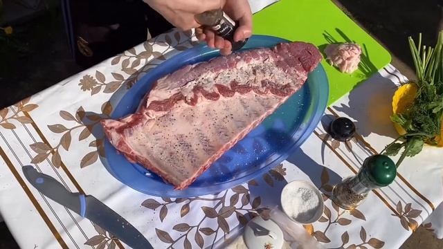 СВИНИНА РЁБРЫШКИ НА МАНГАЛЕ 🔥🔥🔥