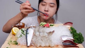 전어 고등어 생새우 회 리얼사운드 먹방 ASMR RAW SEAFOOD(GIZZARD SHAD,MACKEREL,SHRIMP) MUKBANG EATING SOUNDS | NAJIN