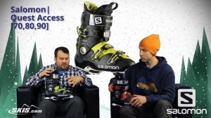 2017 Salomon Quest Access 70, 80, and 90 Mens Boot Overview by SkisDotCom