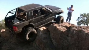 Jeep Grand rock crawling at long ranch