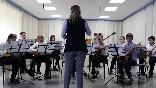 ОРНИ "Мелодия" - детский оркестр - р.н.п. "Ой, да ты, калинушка" обр. Холминова