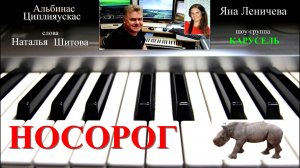 Носорог (Яна Леничева ,шоу-группа" КАРУСЕЛЬ" муз.Альбинас Циплияускас , сл. Наталья Шитова)