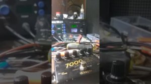 Yerasov 7000v distortion fuzz 8-bit sound experiment with power supply voltage.