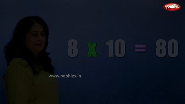 Table of 8 in English | 8 Table | Multiplication Tables in English | Learning Video | Pebbles Rhyme