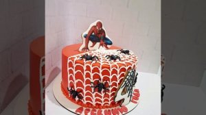 Человек паук торт