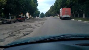 Украина ! Город Хмельник ! Дороги в ауте ! Это просто ..... ! :)