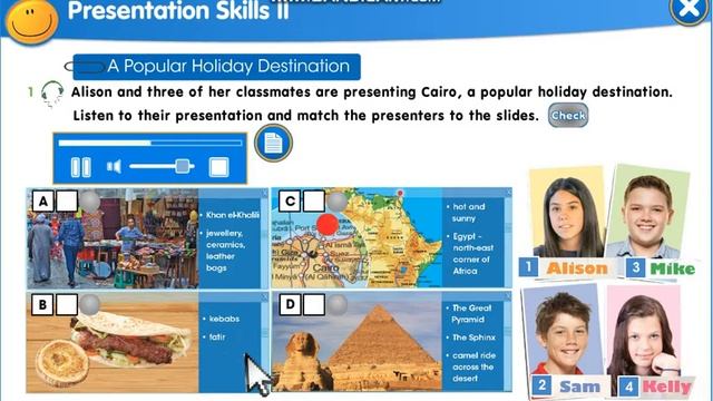 Smiles 4 module 4 p64 ex1,2 Popular Holiday Destination (pres. skills II)