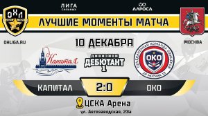 ОБЗОР / КАПИТАЛ - ОКО / 10.12.24 / ОХЛ МОСКВА / ДИВИЗИОН ДЕБЮТАНТ 1