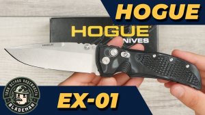 Нож Hogue EX-01, 154CM, G-Mascus Black, 34159