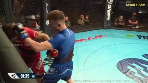 Damian McKenna (NIR) KO vs. Saeed Alhosani (UAE) | IMMAF MMA WORLD CHAMPIONSHIP 2021