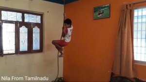 my son rope and wall climbing workout/Nila From Tamilnadu.