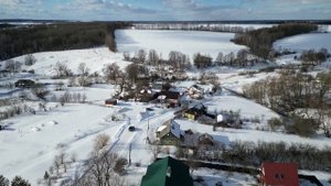 Дом в д. Протасово, Озерский район, Зима.