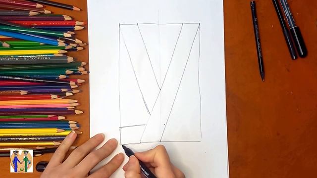Как нарисовать букву У. Онлайн-школа рисования "Малевашки"