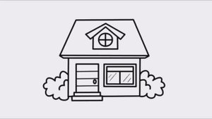Рисуем ДОМ Раскраска Рисуем Раскраски Draw the HOUSE Coloring
