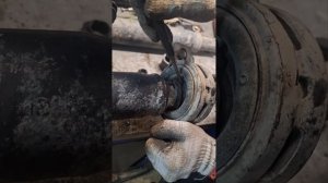 Jac t6.Замена подвесного подшипника кардана, пробег 170 000 км