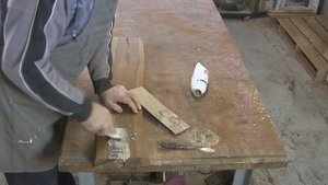 Вешалка из дерева для бани. Wooden coat rack