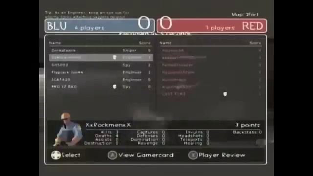 Modded Team Fortress 2 Lobby Xbox 360 смотреть онлайн
