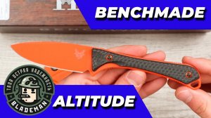 Нож Benchmade Altitude, CPM-S90V, Carbon Fiber Black, Kydex, 15201OR