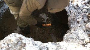 Шурф на месте старой деревни. 16 монет за пару часов.